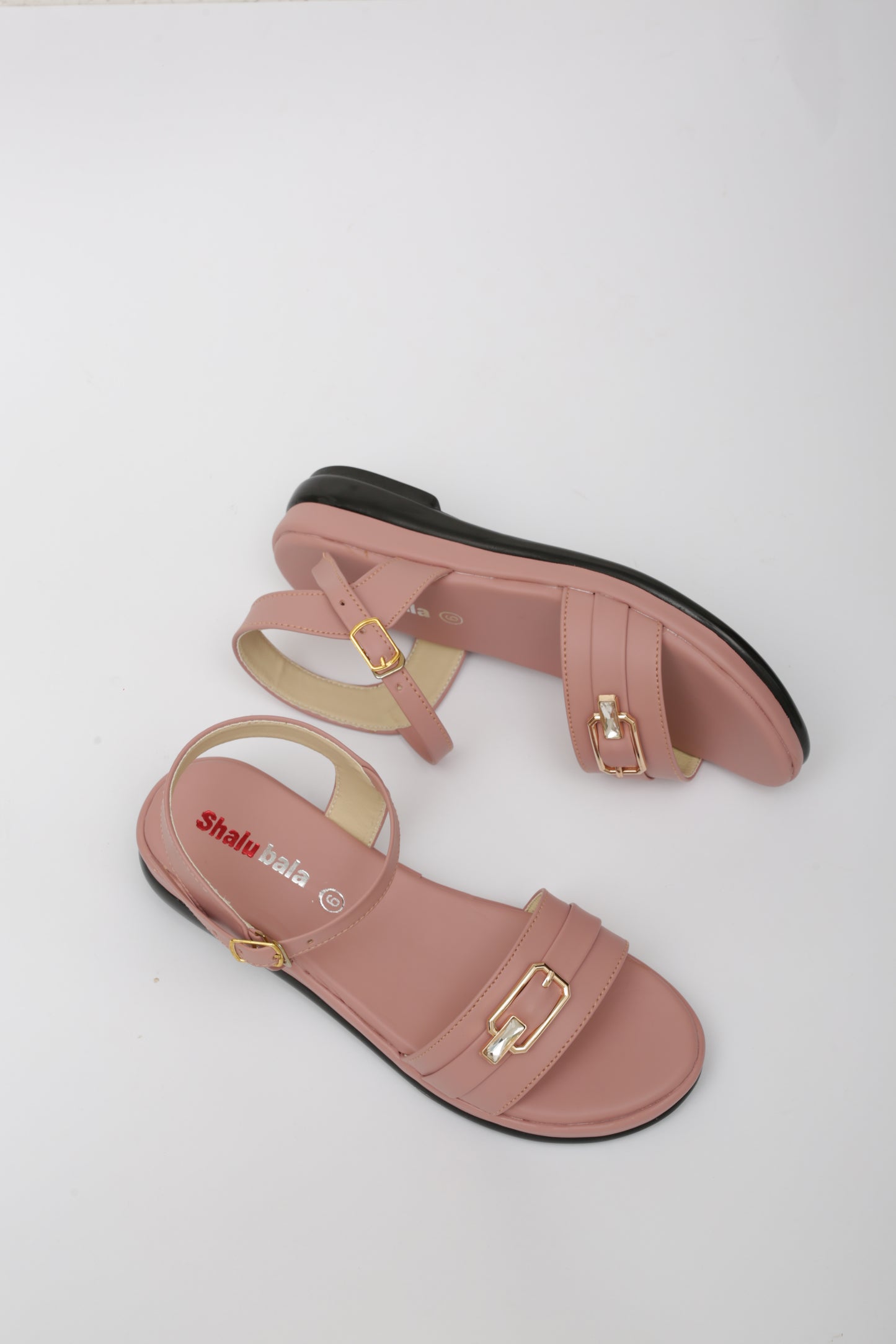 Pink Wedge Sandals